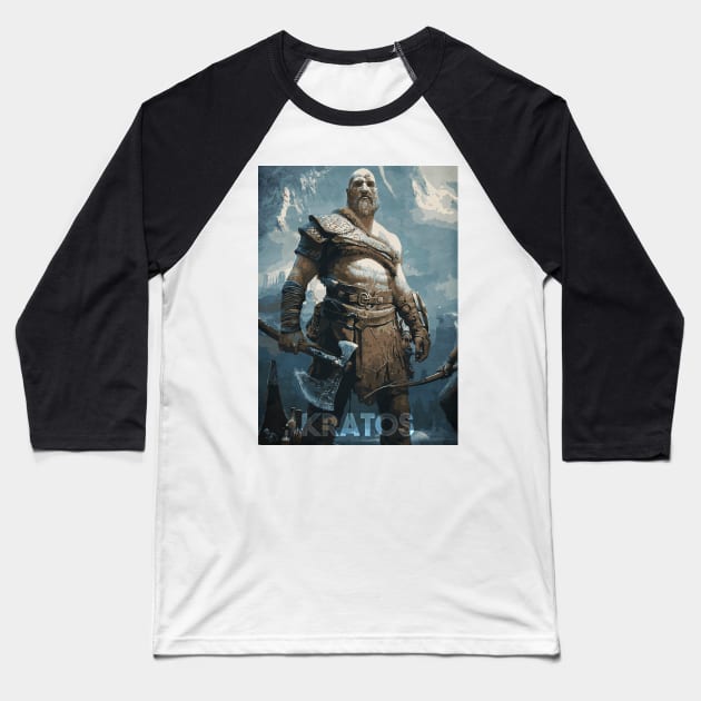 Kratos Baseball T-Shirt by Durro